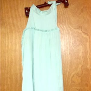 Sleeveless tie around neck shirt sz med